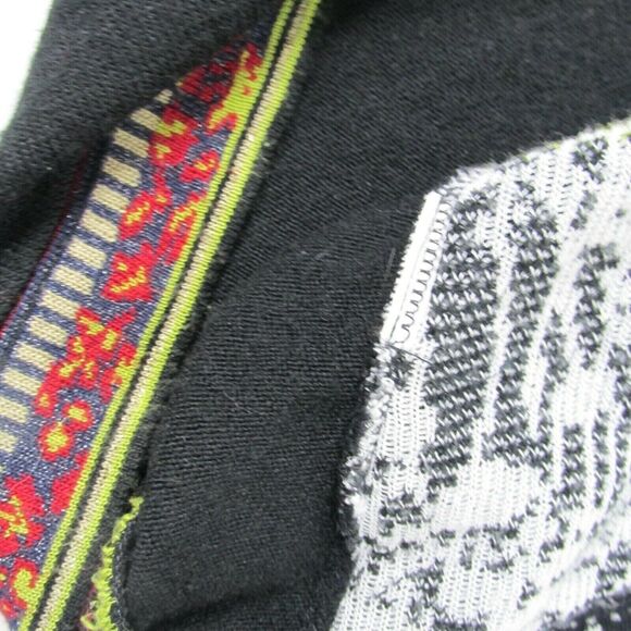 Aventures des Toiles Boho Sweater Sz 38 8 Cardigan Eclectic Art to Wear Artsy - Picture 9 of 9